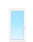 Пластиковое окно Veka Softline  одностворчатое 600мм*1400мм