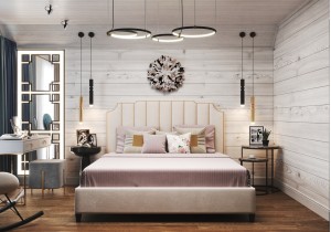 Дизайн спальной комнаты 18 кв.м
