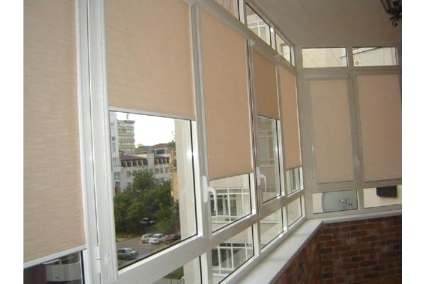Рулонные шторы на большие окна