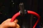 Укладка силового провода (сеч. 1,5 мм; 2,5 мм