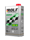 Моторное масло ROLF ENERGY 10W-40 SL/CF (п/синт) 