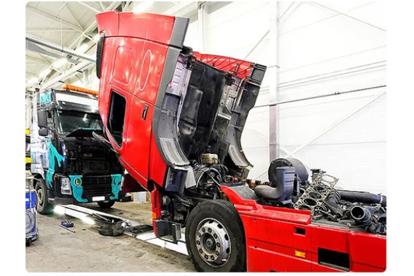 Замена прокладки теплообменника на иностранных грузовых автомобилях